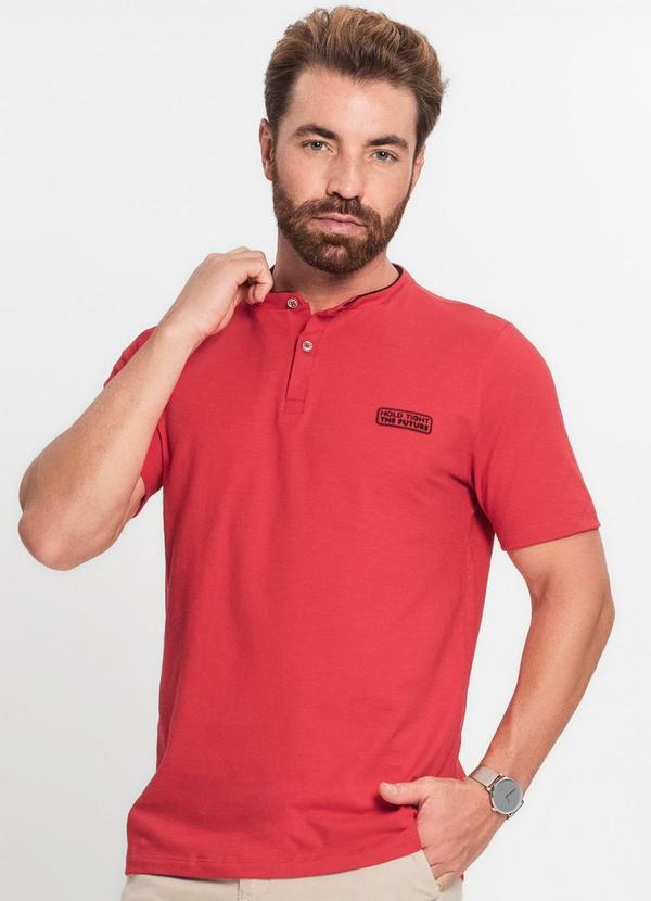 Diametro - Camiseta Masculina Vermelho