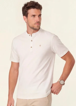 Diametro - Camiseta Masculina Visco Cotton Bege - DIAMETRO