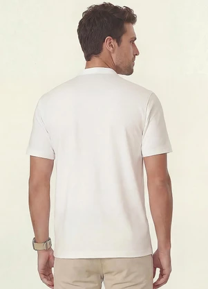 Diametro - Camiseta Masculina Visco Cotton Bege - DIAMETRO