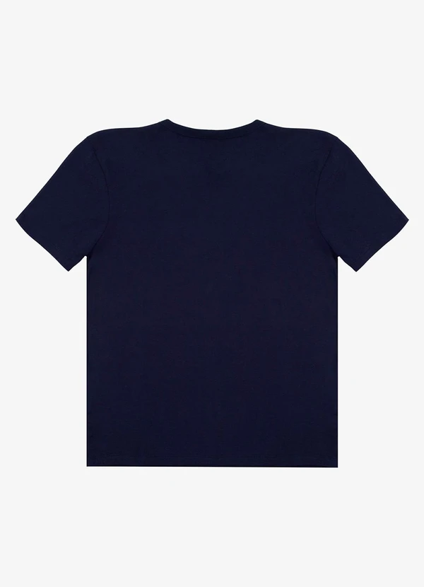Select - Camiseta Masculino em Meia Malha Azul Marinho 2