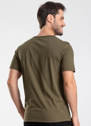 Diametro - Camiseta Meia Malha com Estampa Verde - DIAMETRO