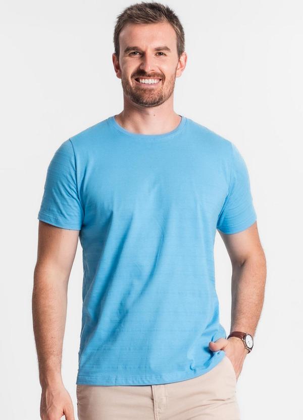 Diametro - Camiseta Meia Malha Masculina Azul