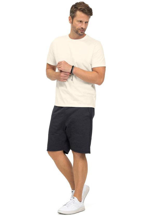 Diametro - Camiseta Meia Malha Masculina Bege 7