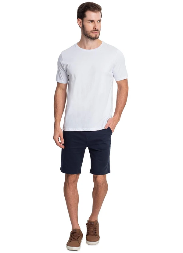 Diametro - Camiseta Meia Malha Masculina Branco 7