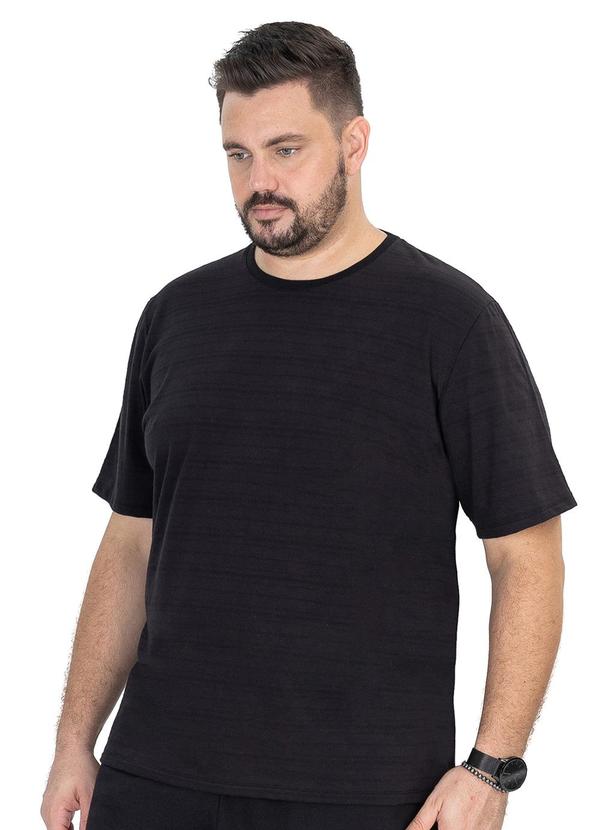 Diametro - Camiseta Meia Malha Masculina Preto
