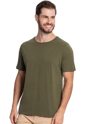 Diametro - Camiseta Meia Malha Masculina Verde - DIAMETRO