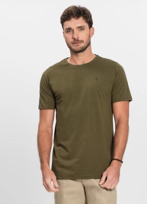 Diametro - Camiseta Meia Malha Masculina Verde - DIAMETRO