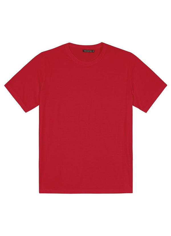 Diametro - Camiseta Meia Malha Masculina Vermelho 5