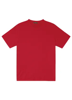 Diametro - Camiseta Meia Malha Masculina Vermelho - DIAMETRO