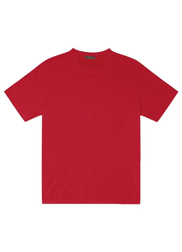 Diametro - Camiseta Meia Malha Masculina Vermelho