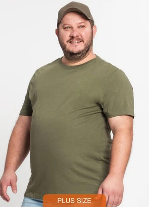 Rovitex - Camiseta Meia Malha Plus Size Kohmar Verde - ROVITEX