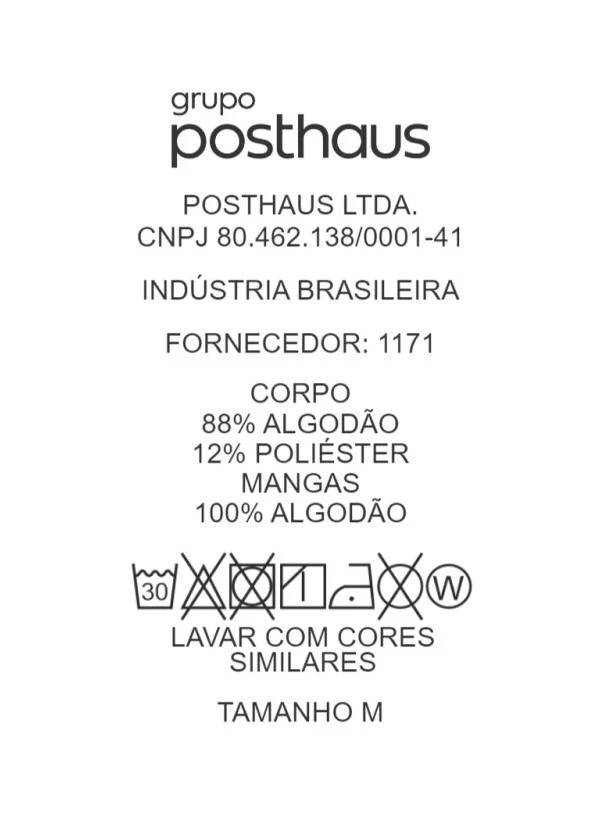 Moda Pop - Camiseta Mescla Claro em Malha 6