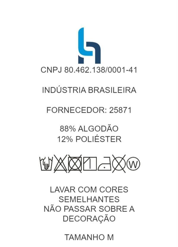 Outlet - Camiseta Mescla com Estampa Frontal 7