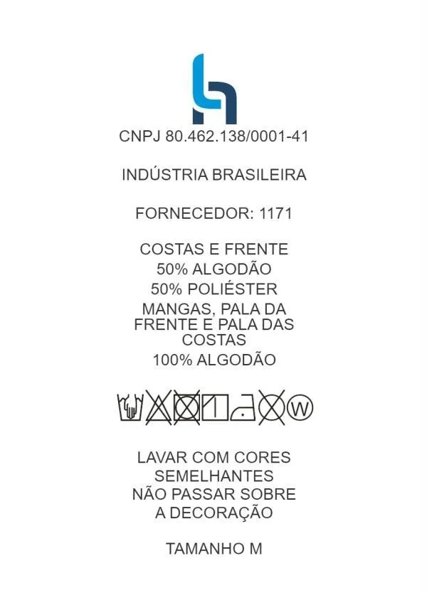 Moda Pop - Camiseta Mescla e Preta com Estampa Frontal 4