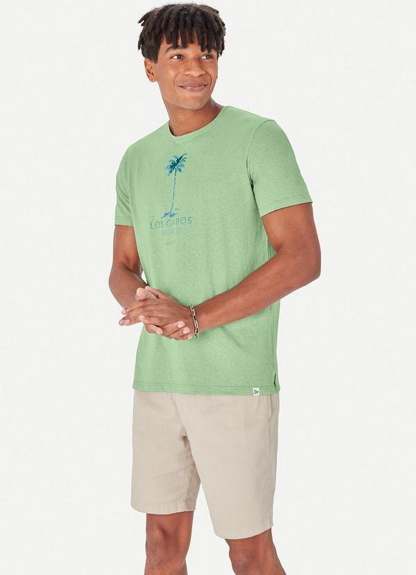 Malwee - Camiseta México em Linho Verde Menta 2