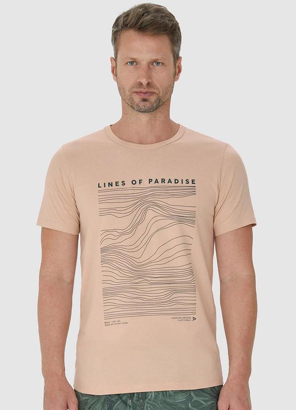Malwee - Camiseta Nude Tradicional Line Of Paradise