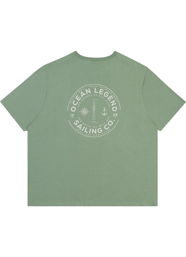 Malwee - Camiseta Ocean Legend PlusVerde Menta 2