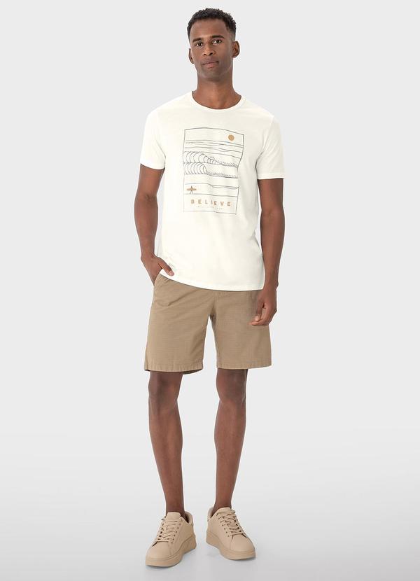 Malwee - Camiseta Off White Regular Believe 2