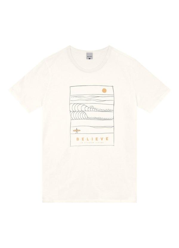 Malwee - Camiseta Off White Regular Believe 3