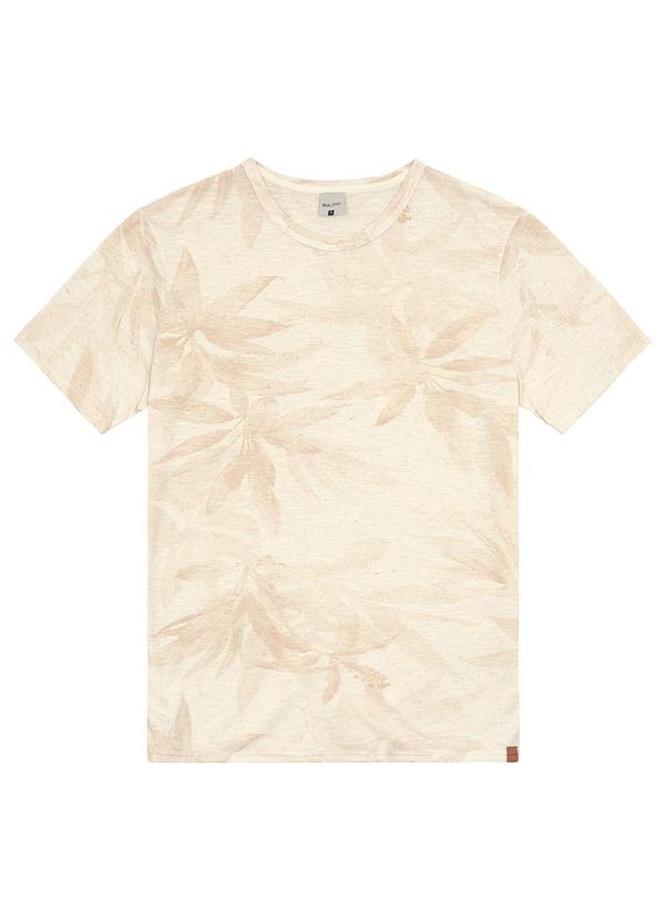 Malwee - Camiseta Off White Tradicional Folhagens 3