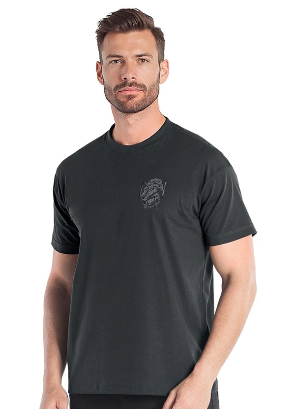 Aurus - Camiseta Over Cinza