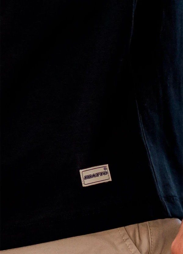 Hiatto Confecção - Camiseta Over Pima Basic Masculina Preto 3