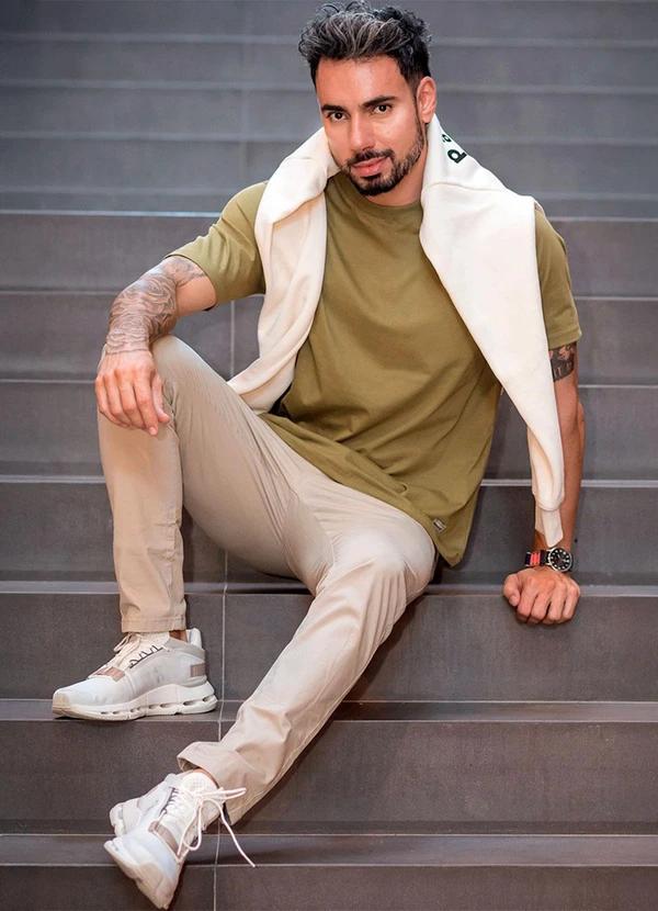 Hiatto Confecção - Camiseta Over Pima Basic Masculina Verde Oliva 3