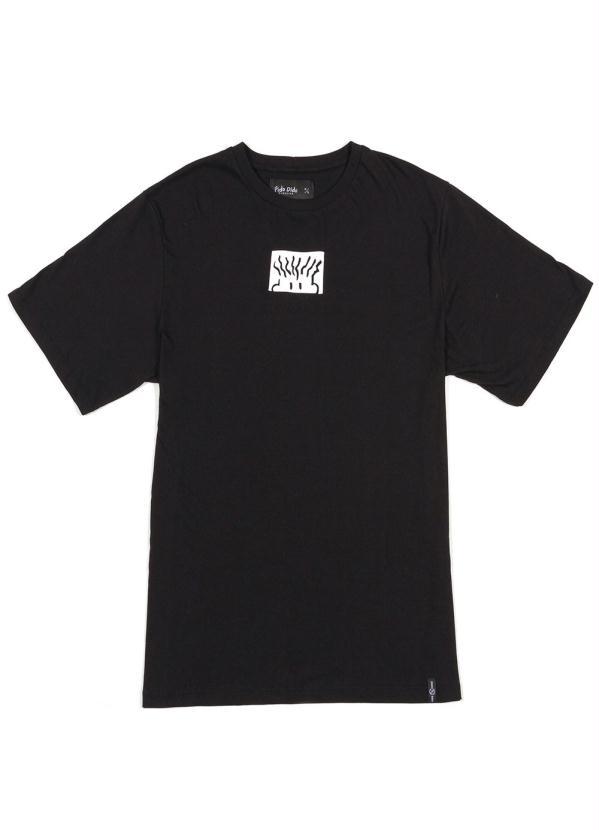 Fido Dido - Camiseta Oversized Minimalist Preto 1