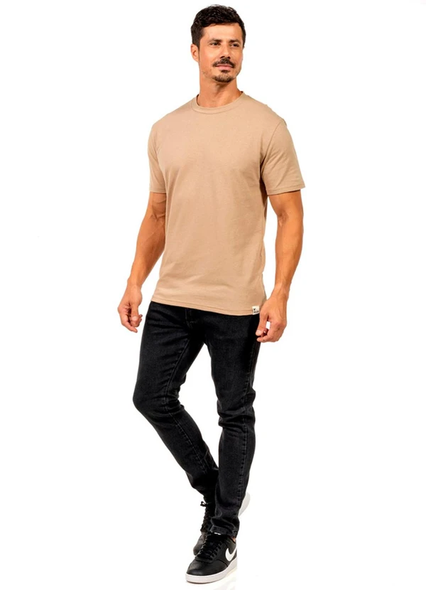 Decoy - Camiseta Piquet Masculina Bege 2