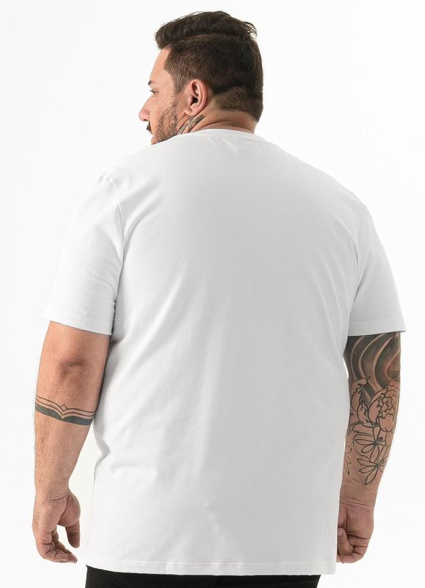 Exco - Camiseta Plus em Algodão Branco 2