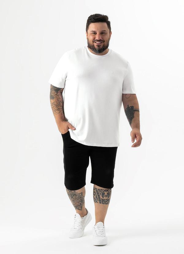 Exco - Camiseta Plus em Algodão Branco 4