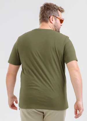 Exco - Camiseta Plus em Algodão Verde - EXCO