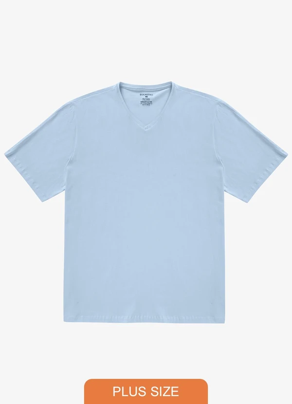 Diametro - Camiseta Plus Size Masculina Azul