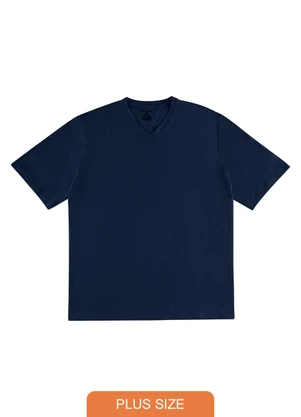 Diametro - Camiseta Plus Size Masculina Azul - DIAMETRO