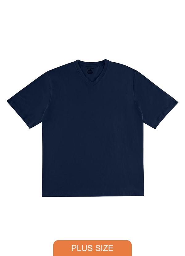 Diametro - Camiseta Plus Size Masculina Azul
