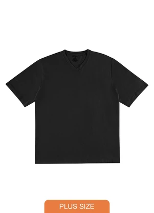 Diametro - Camiseta Plus Size Masculina Preto - DIAMETRO