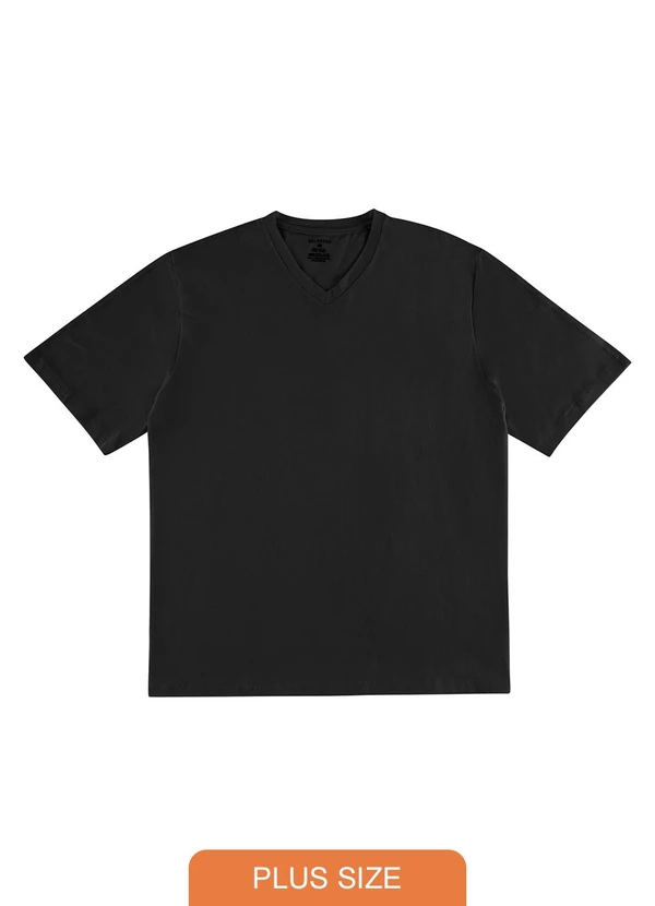 Diametro - Camiseta Plus Size Masculina Preto