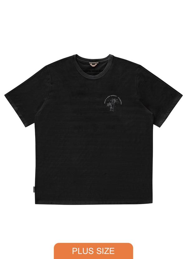 Diametro - Camiseta Plus Size Masculina Preto