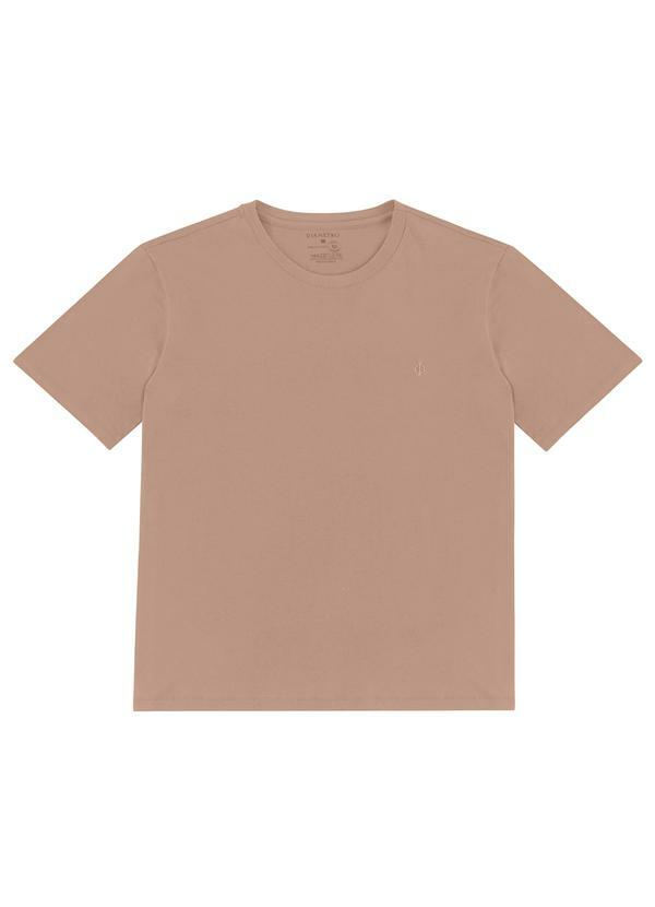 Diametro - Camiseta Plus Size Meia Malha Marrom
