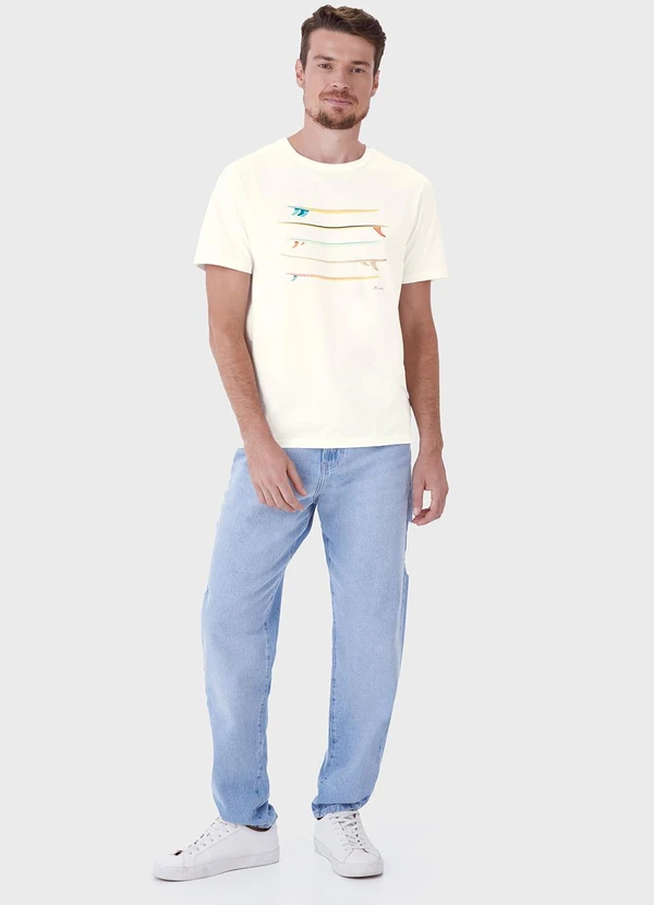 Malwee - Camiseta Pranchas de Surf Off White 4