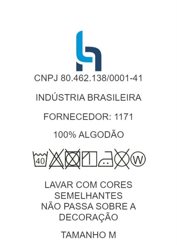 Outlet - Camiseta Preta com Estampa Frontal 9