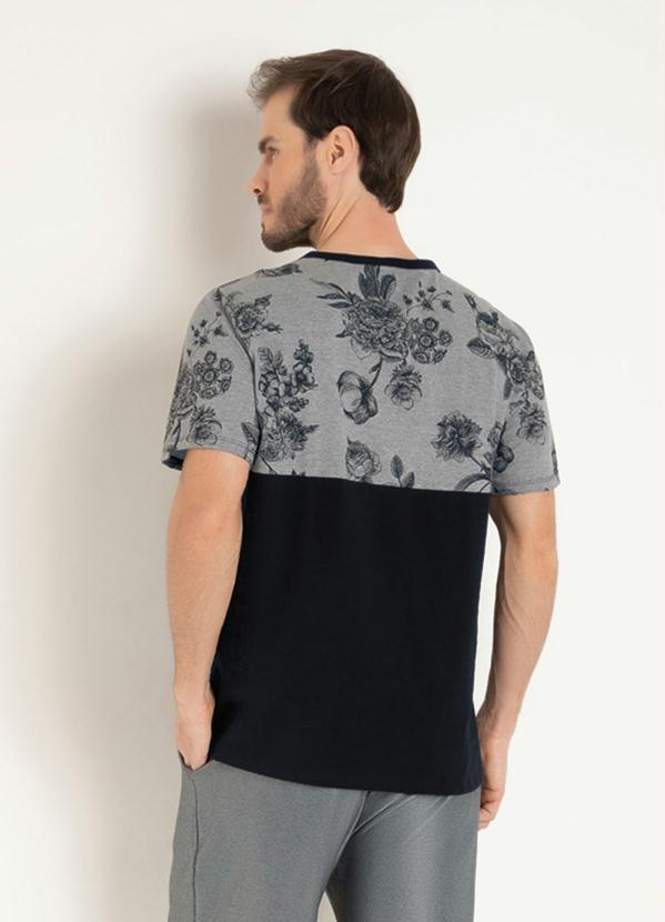 Queima Estoque - Camiseta Preta e Mescla com Recorte 2