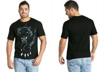 Camiseta Preta Manga Curta