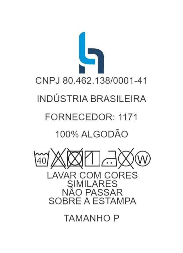 Moda Pop - Camiseta Preto em Malha de Algodão 5