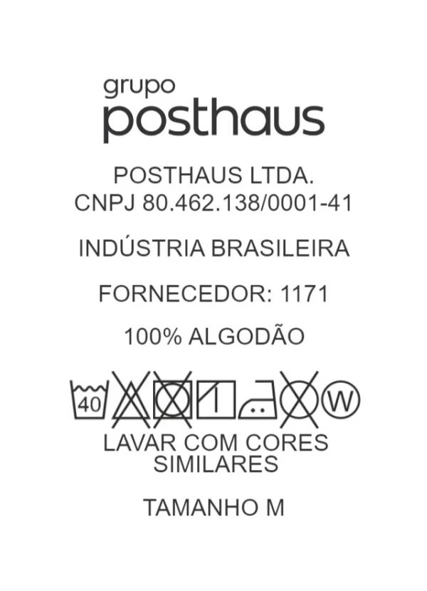 Moda Pop - Camiseta Preto em Malha de Algodão 3