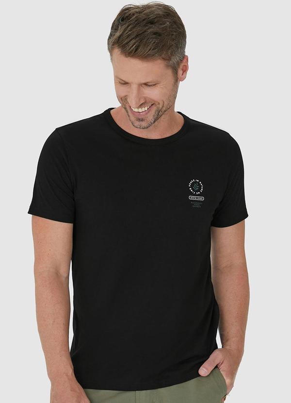 Malwee - Camiseta Preto Tradicional In Nature