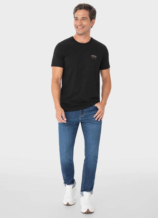 Malwee - Camiseta Preto Tradicional Tropical 3