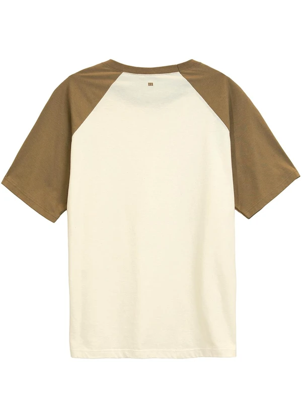 Malwee - Camiseta Raglan em Malha Off White 2