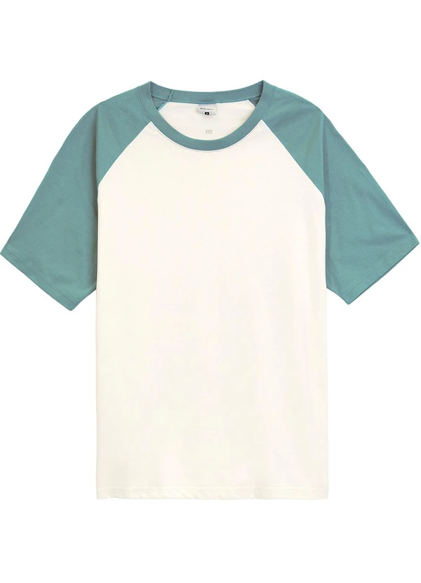 Malwee - Camiseta Raglan em Malha Off White 2