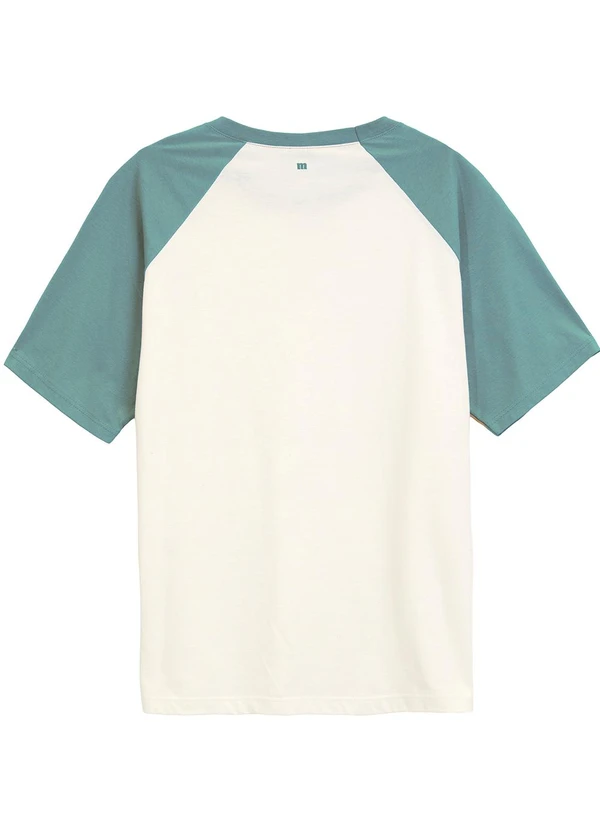 Malwee - Camiseta Raglan em Malha Off White 3